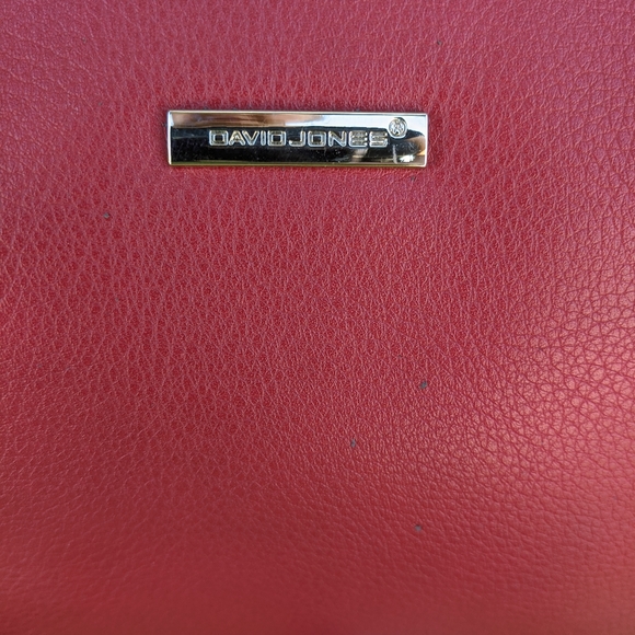 David Jones Paris Leather Crossbody Bag - Picture 3 of 9